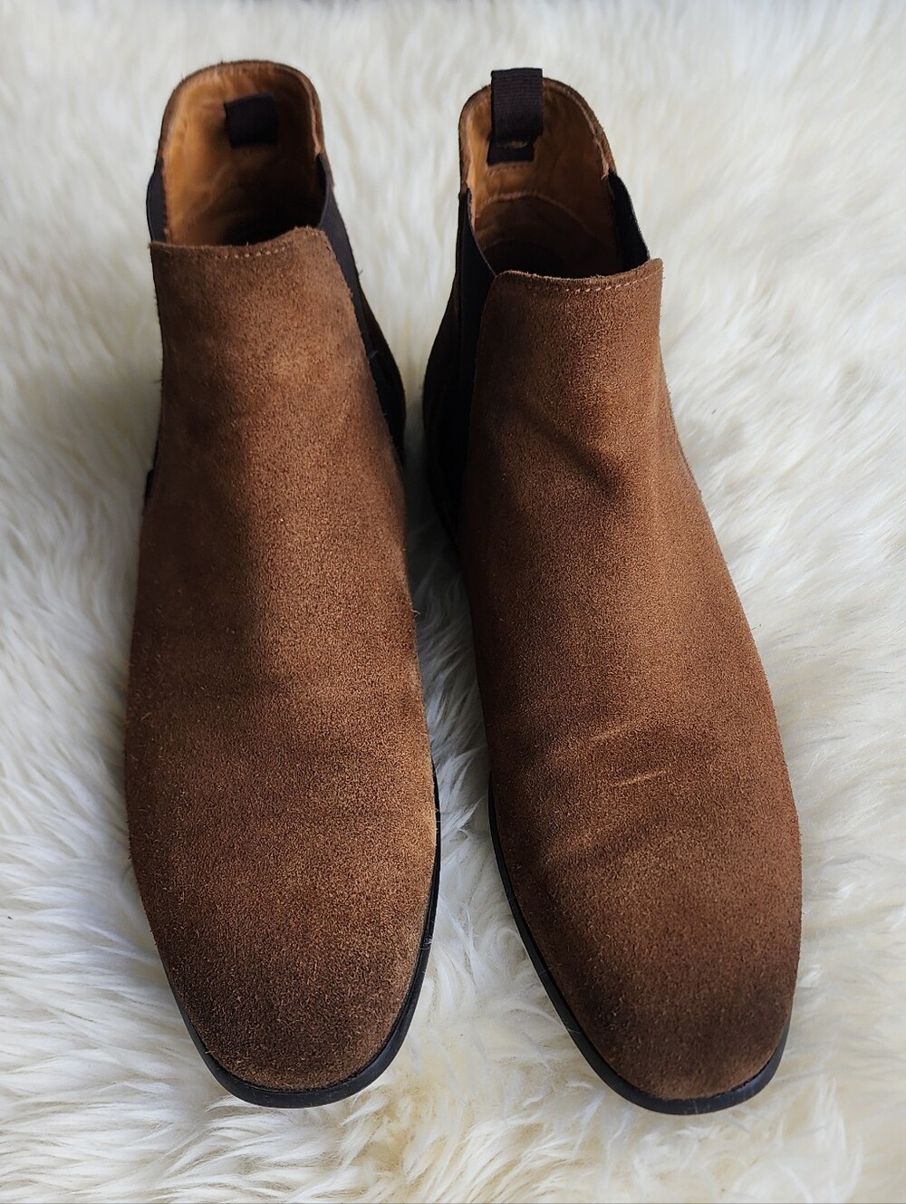 Zara Men's Brown Suede Chukka Boots